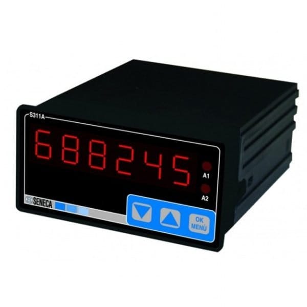 Indicador universal analógico S311A-8-H-O	 salida relé/RS485, SENECA