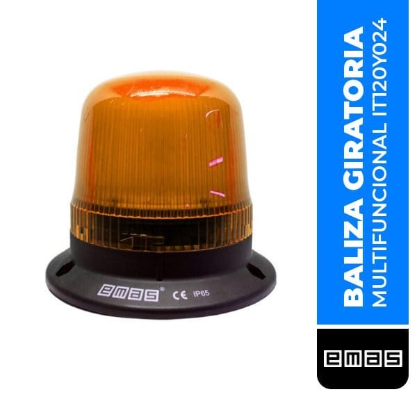 EMAS BALIZA MULTIFUNCIÓNAMARILLO  Ø120 24 AC/DC