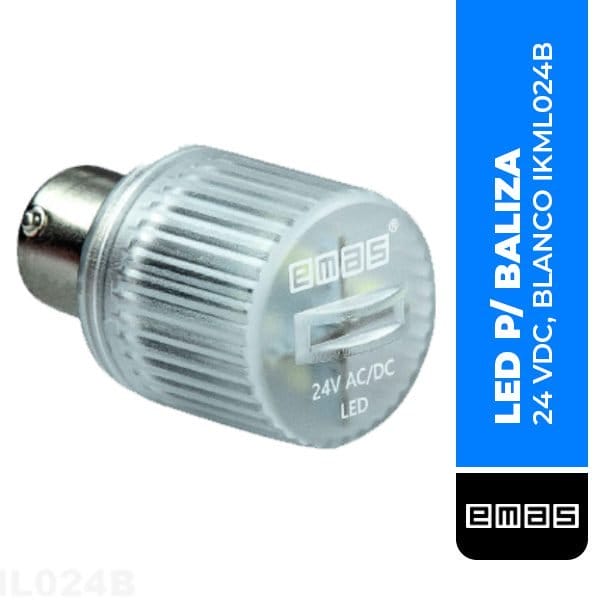 LED BLANCO PARA BALIZA EMAS 24V AC/DC