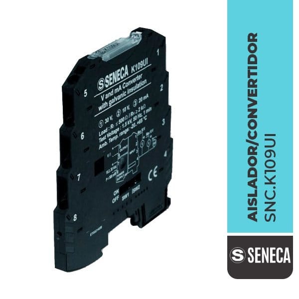 Conversor/aislador de 4-20mA a 4-20mA, SENECA