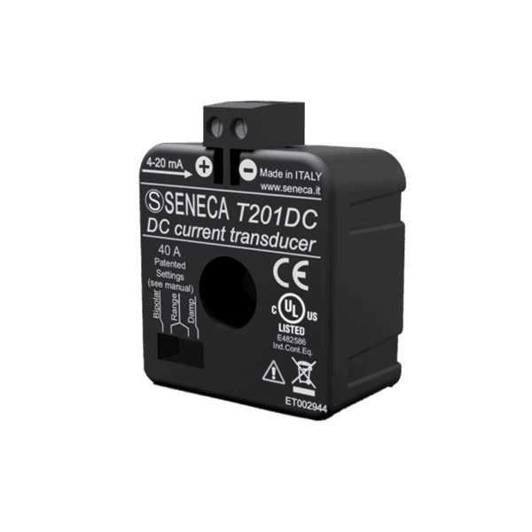 Transductor de corriente continua para bucle en corriente 4-20 mA.