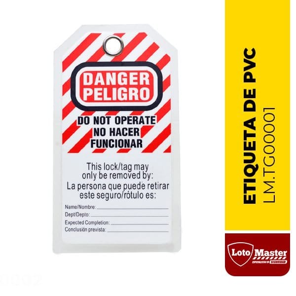 Etiqueta de PVC 75×146×0.5MM, LM.TG00001