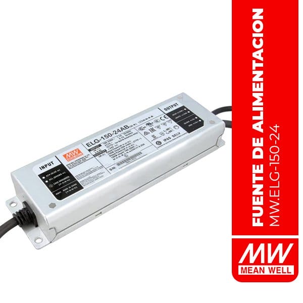 LED DRIVER 152W 4V 6.25A CC+CV IP67 - ELG-150-24