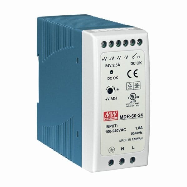 MDR-60-24 - FUENTE DE ALIMENTACIÓN MDR 60W 24V 2.5A