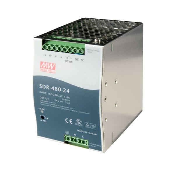 SDR-480-24 - FUENTE DE ALIMENTACIÓN 480W 24V 20A W/PFC Function