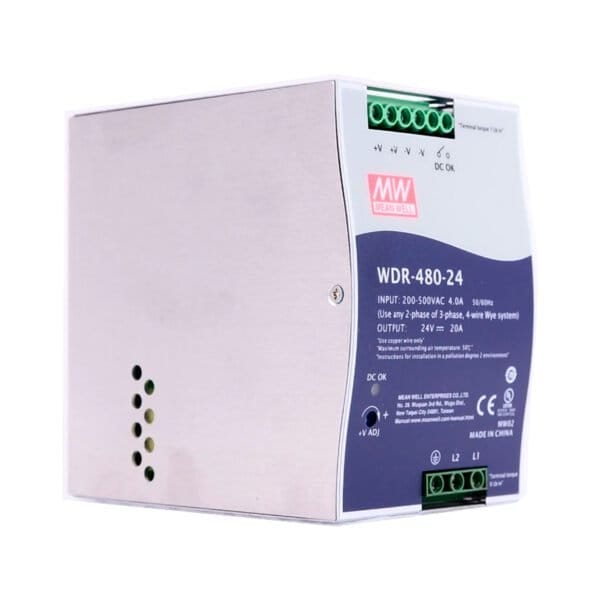 WDR-480-24 - FUENTE DE ALIMENTACIÓN EN RIEL DIN 480W 24V