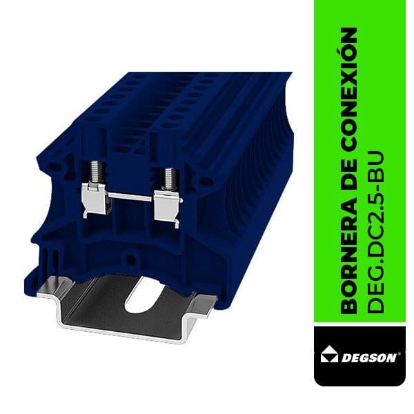DC2.5BU- BORNERA DE CONEXIÓN DE 2.5 mm²