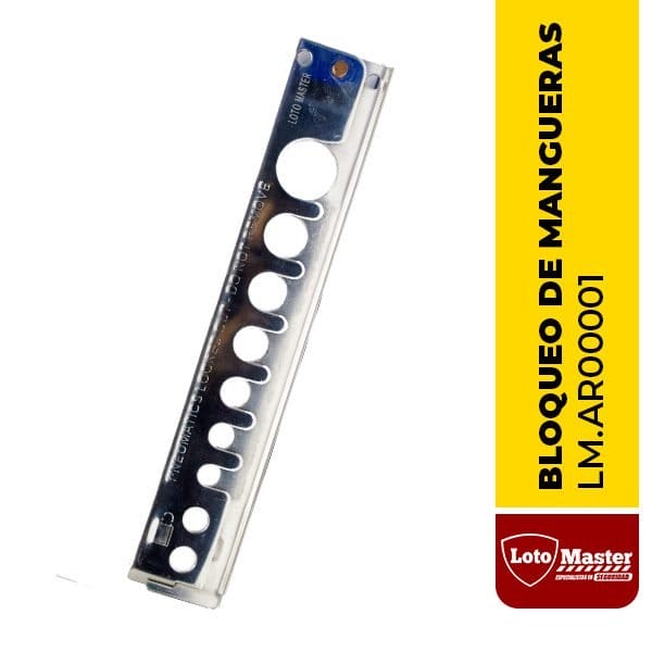 BLOQUEO DE MANGUERAS NEUMÁTICAS TIPO MORDAZA - LM.AR00001