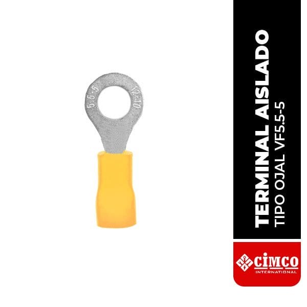 Terminal aislado tipo ojal  (VF5.5-5)