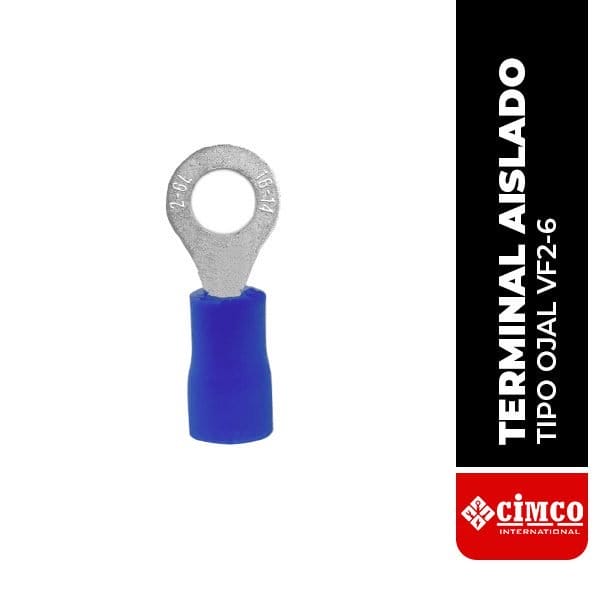 Terminal aislado tipo ojal  (VF2-6)
