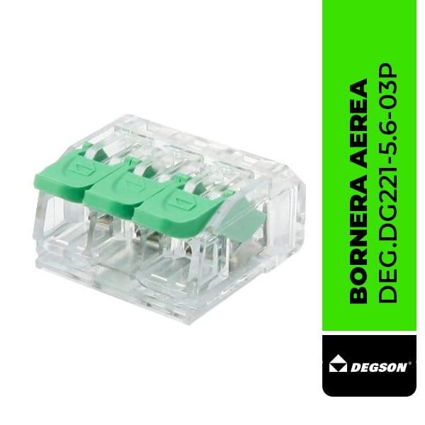 EMPALME AEREO 3 VIAS DEG.DG221-5.6-03P