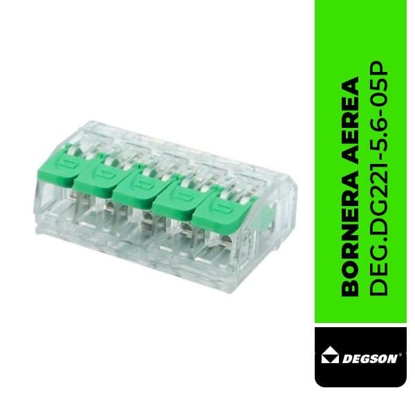EMPALME AEREO 3 VIAS DEG.DG221-5.6-05P