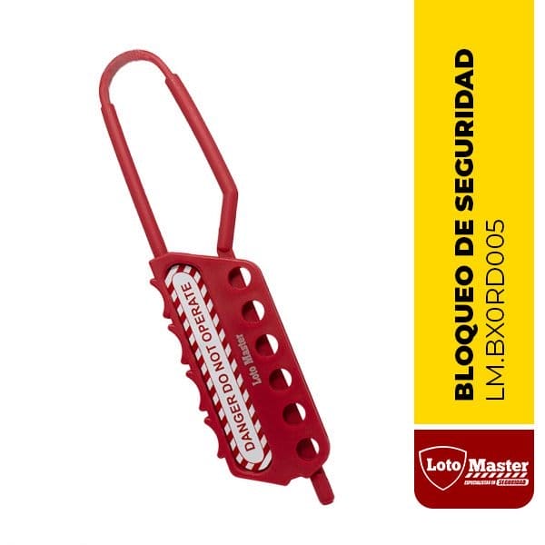 Bloqueo tipo gancho de nylon para seguridad 41.5x193mm - LM.BX0RD005