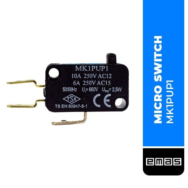Micro Switch - Contacto Plastico Corto (MK1PUP1)