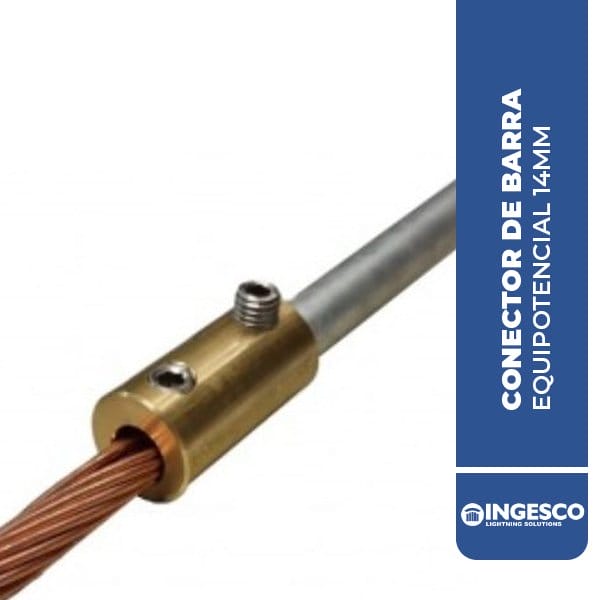CONECTOR DE BARRA EQUIPOTENCIAL 14MM, INGESCO ING.115055