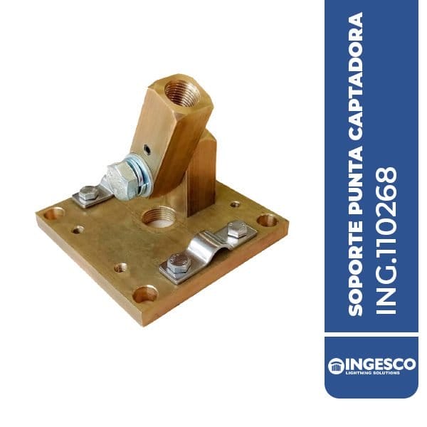 SOPORTES DE PUNTAS CAPTADORAS, DE COBRE, CU16, ING.110268