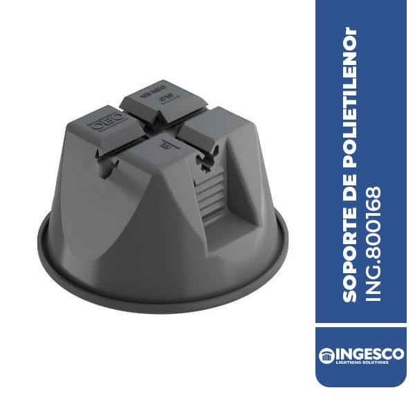 SOPORTE DE POLIETILENO PARA HORMIGON, SUPERFICIE PLANA, Ø8 mm ING.800168
