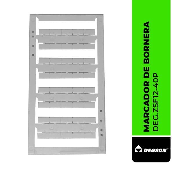 Marcador de borneras ZSF12, 12.2MM - (ZSF12-40P)