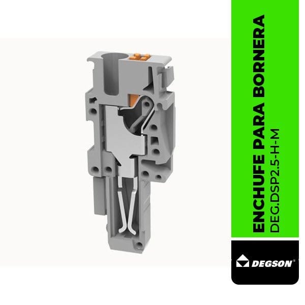 Enchufe para bornera, conexión PUSH IN (DSP2.5-H-M)