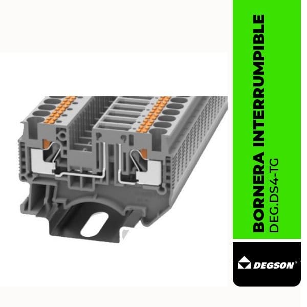 DEG.DS4-TG Bornera interrumpible conexión PUSH IN (DS4-TG)