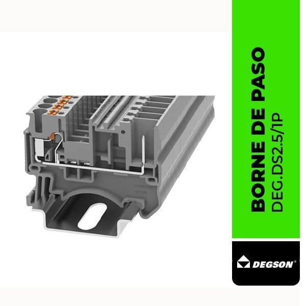 DEG.DS2.5/1P Bornera de conexión rápida de 1 polo (DS2.5/1P)