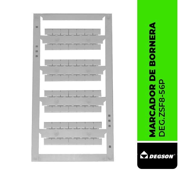 Marcador de borneras ZSF8, 8.2MM - (ZSF8-56P)