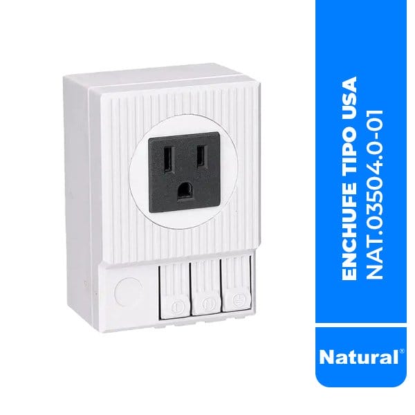 Socket Eléctrico SD 035,15A, 125V NAT.03504.0-01