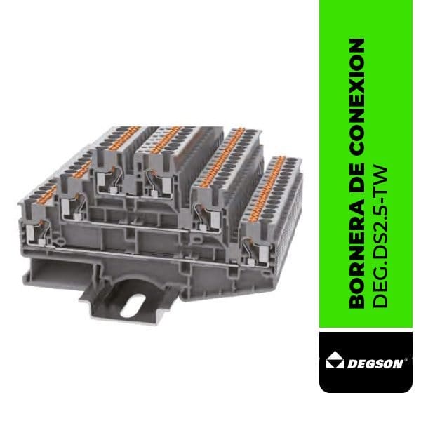 DEG.DS2.5-TW BORNERA DE CONEXION RAPIDA DS2.5-TW, 1 ENTRADA / 2 SALIDAS, 0.14-2.5mm2