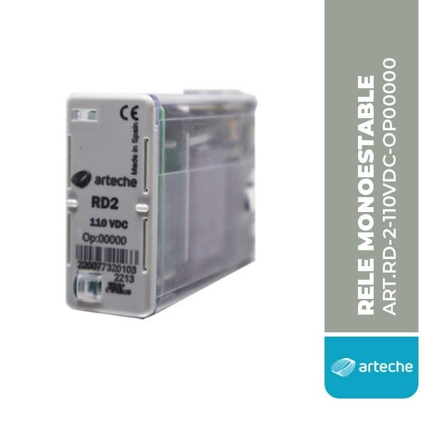 Relé Monoestable, RD-2-110VDC, OP 00000