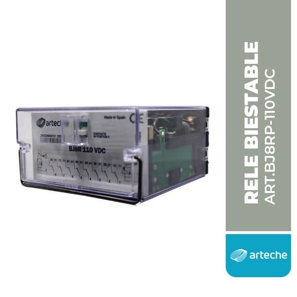 Relé Biestable Tipo BJ8RP, 110VDC, BJ8RP-110VDC
