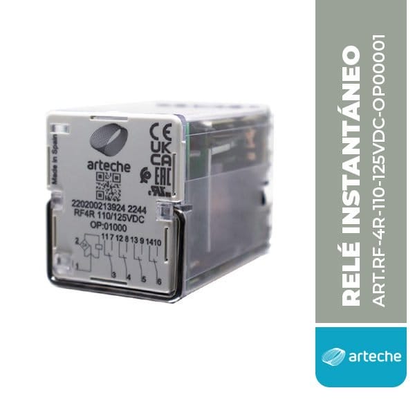 Relé Instantáneo, 110/125 VDC, OP00001