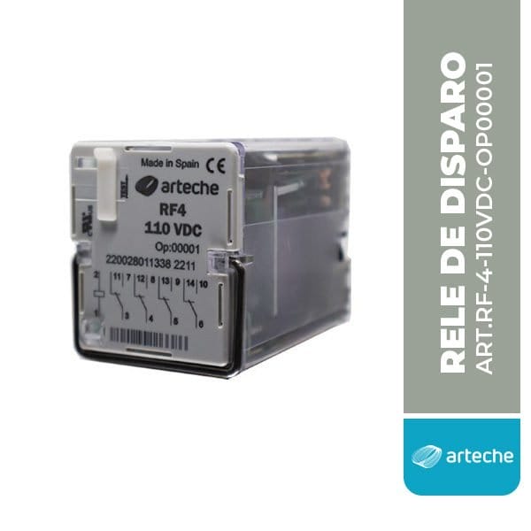 Relé de Disparo, RF-4-110 VDC OP00001