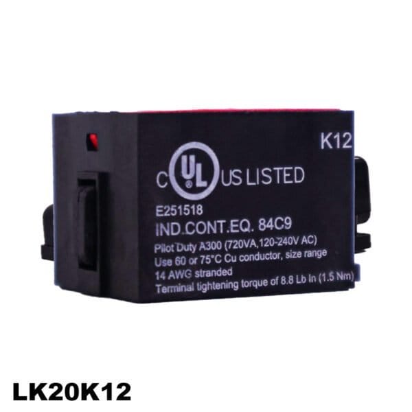 BLOCK DE CONTACTO PARA FINAL DE CARRERA DE ACCION RAPIDA, 2NC, (LK20K12)