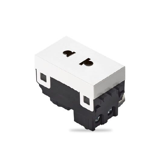 Modulo tomacorriente universal, 2P+T, 16A - (LYRA)