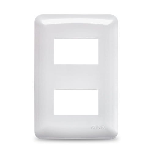 STECK.859013 Placa protectora 4x2 para dos modulos - (LYRA)