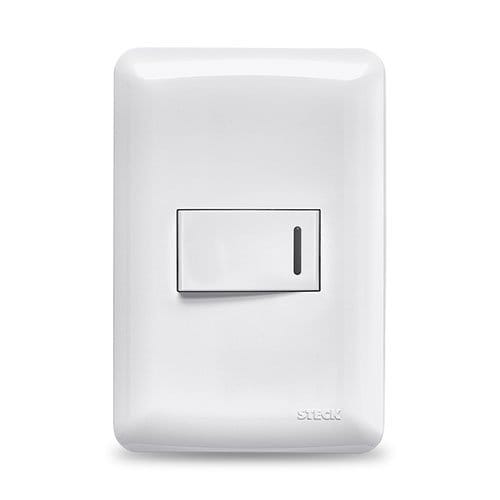 STECK.859220 Interruptor conmutador simple 10A/250VAC - (LYRA)