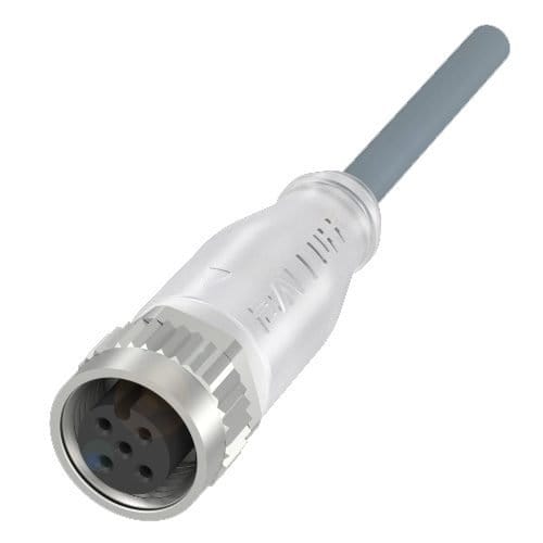 BCC0365 CABLE DE CONEXION 5M, CONECTOR M12 HEMBRA, RECTO, 5P, COD.A, 4 CONDUCTORES, PNP NA/NC, 30VDC, IP67, IP68, IP69K