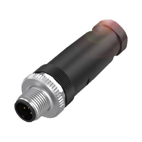 BCC06EY CONECTOR M12, RECTO, 5P, 5 CONDUCTORES, COD. A, 125 VDC / 125 VAC, 4A, IP67