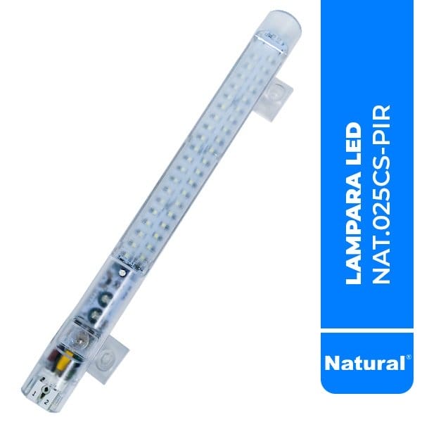 025CS-PIR LAMPARA LED FIJACION TORNILLO CON SENSOR DE MOVIMIENTO