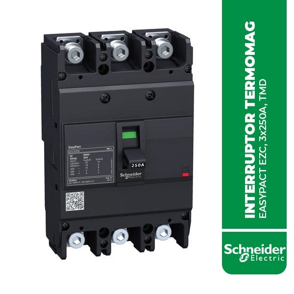 SE.EZC250N3250 INTERRUPTOR TERMOMAGNETICO EASYPACT EZC, 3x250A, TMD