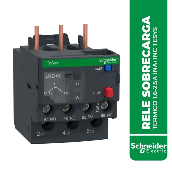 SE.LRD07 RELE SOBRECARGA TERMICO 1.6-2.5A 1NA+1NC TESYS