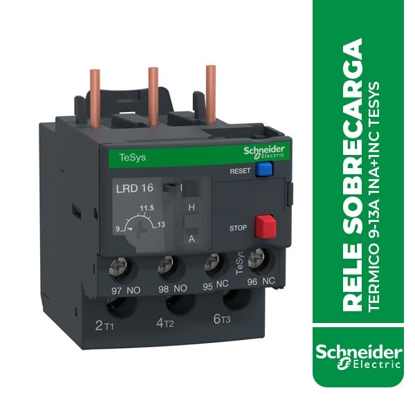 SE.LRD16 RELE SOBRECARGA TERMICO 9-13A 1NA+1NC TESYS